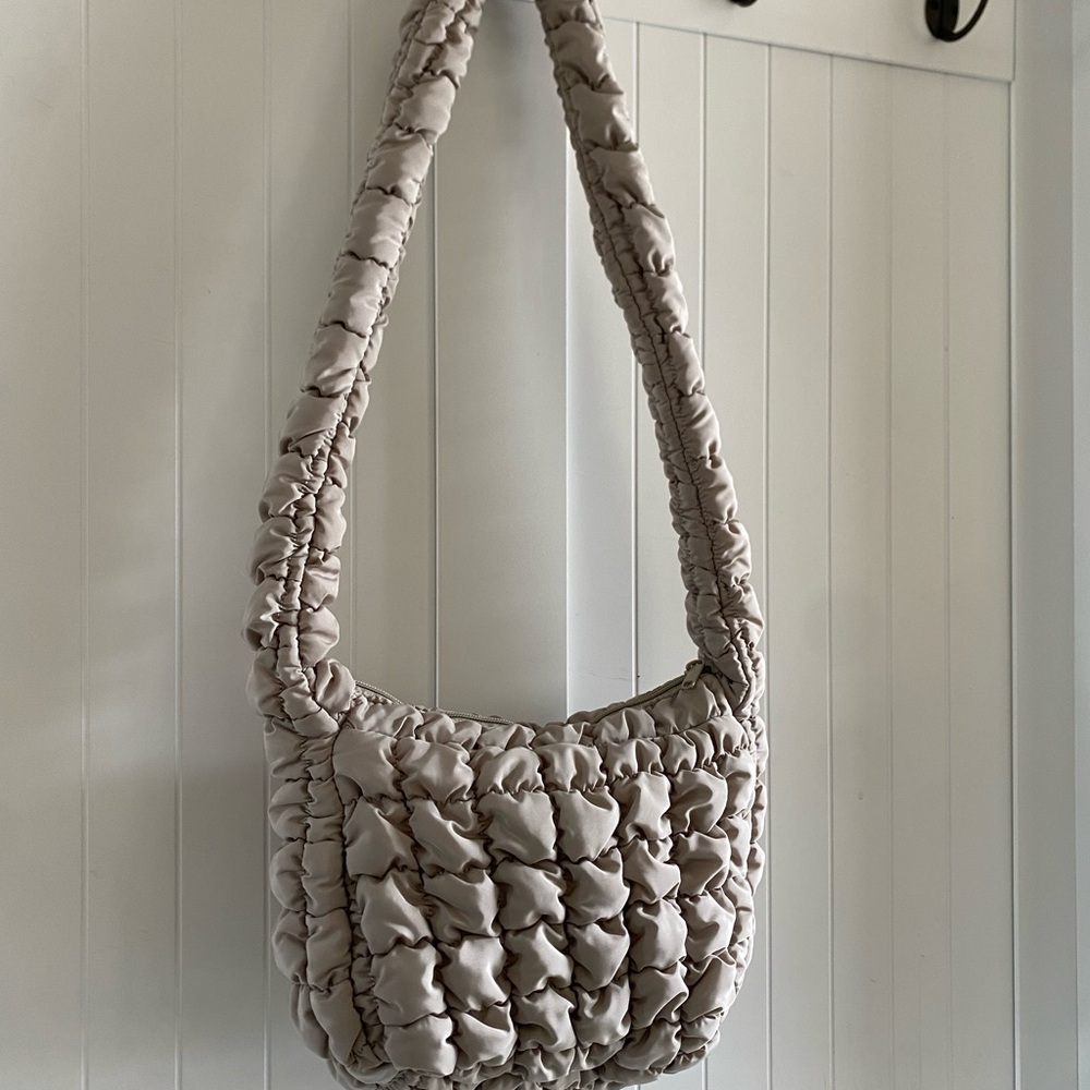 Quilted Puffer Purse Crossbody